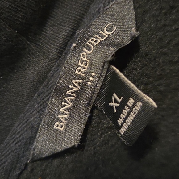 Banana Republic Women's Black Cowl Neck Sweatshirt - Picture 3 of 5